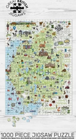 Great British Jigsaws 1000 Pieces*Great British Puzzles - Cumbria & The Lake District - 1000 Piece Jigsaw Puzzle