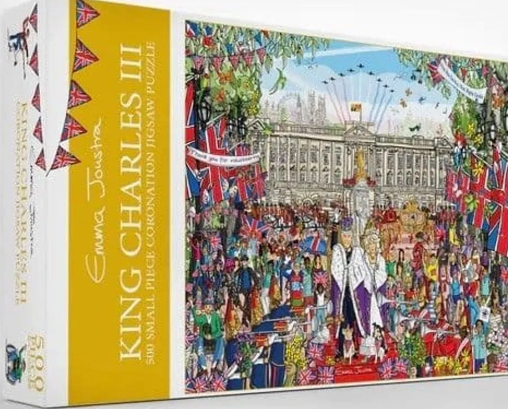 Great British Jigsaws 500 Pieces*Great British Puzzles - King Charles Iii Coronation - 500 Piece Jigsaw Puzzle
