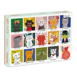 Happily 1000 Pieces* - Art Cats - 1000 Piece Jigsaw Puzzle
