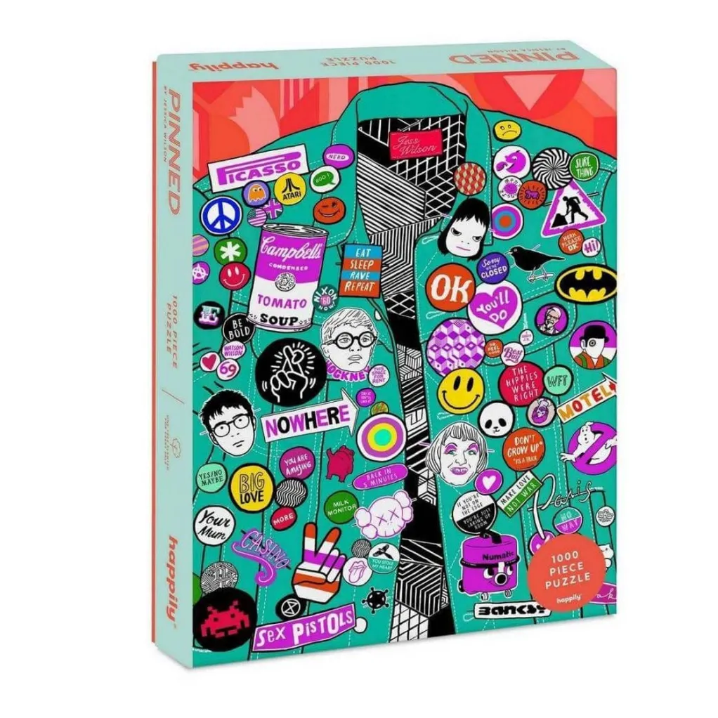 Happily 1000 Pieces* - Pinned - 1000 Piece Jigsaw Puzzle