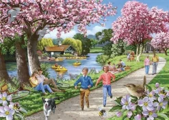 House of Puzzles Extra Large Pieces* - Apple Blossom Time - 500Xl Piece Jigsaw Puzzle