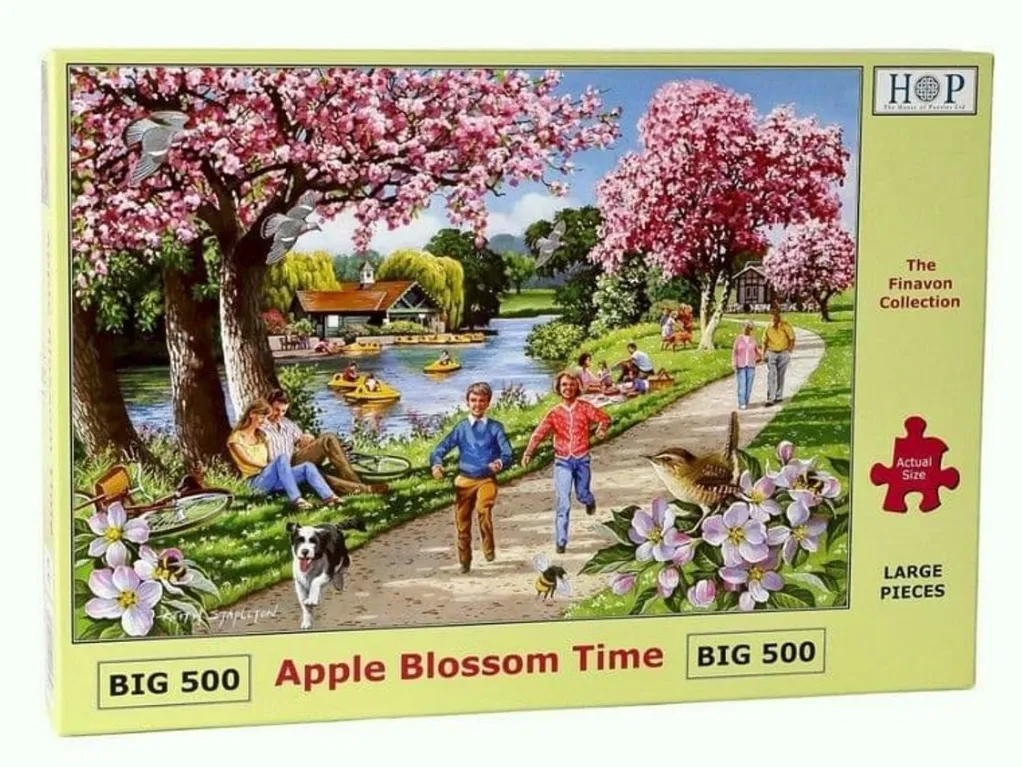 House of Puzzles Extra Large Pieces* - Apple Blossom Time - 500Xl Piece Jigsaw Puzzle
