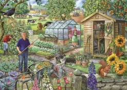 House of Puzzles Extra Large Pieces* - At The Allotment - 500Xl Piece Jigsaw Puzzle