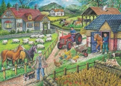 House of Puzzles Extra Large Pieces* - Barley Mow Farm - 250Xl Piece Jigsaw Puzzle