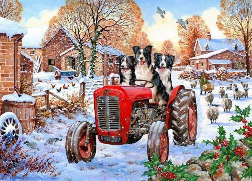 House of Puzzles 1000 Pieces* - Beau, Belle & Bramble - 1000 Piece Jigsaw Puzzle