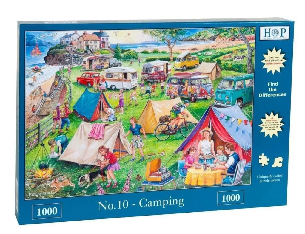 House of Puzzles 1000 Pieces* - Camping No 10 - 1000 Piece