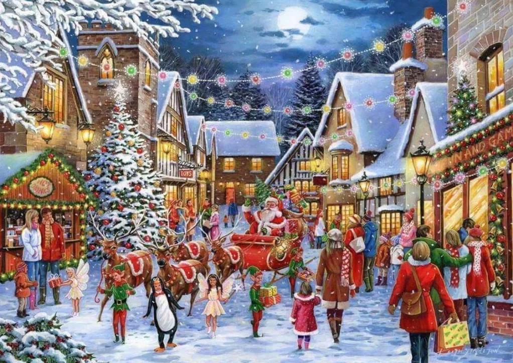 House of Puzzles 500 Pieces* - Christmas Parade No 17 - 500 Piece Jigsaw Puzzle