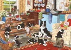 House of Puzzles 1000 Pieces* - Collie Wobbles - 1000 Piece Jigsaw Puzzle