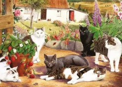 House of Puzzles Extra Large Pieces* - Cool Cats - 500Xl Piece Jigsaw Puzzle