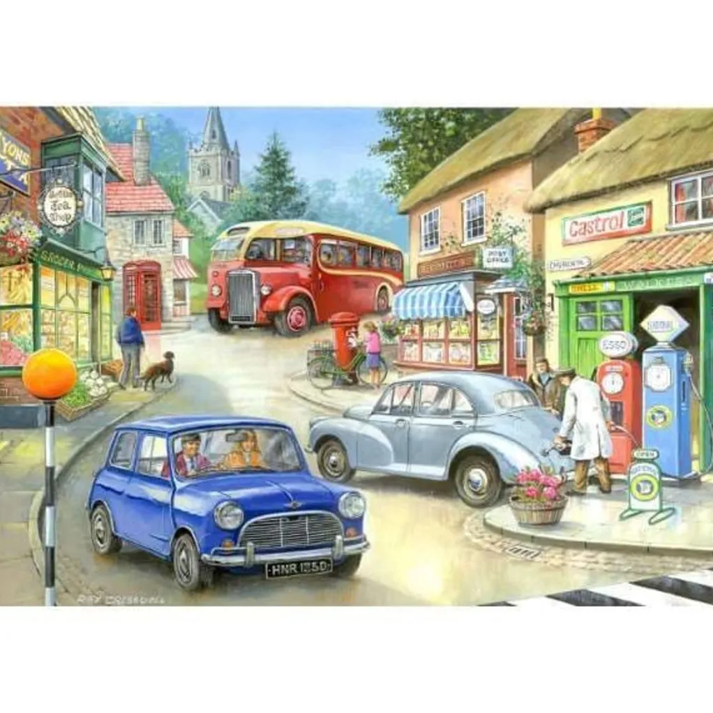 House of Puzzles Extra Large Pieces* - Country Town - 250Xl Piece Jigsaw Puzzle