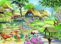 House of Puzzles Extra Large Pieces* - Country Living - 500Xl Piece Jigsaw Puzzle