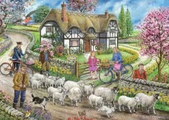 House of Puzzles 1000 Pieces* - Daffodil Cottage - 1000 Piece Jigsaw Puzzle