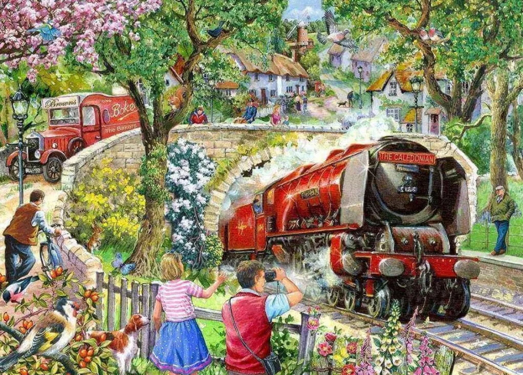 House of Puzzles Extra Large Pieces* - Daily Express - 500Xl Piece Jigsaw Puzzle