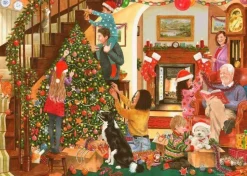 House of Puzzles Extra Large Pieces* - Decorating The Tree - 500Xl Piece Jigsaw Puzzle