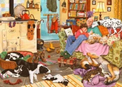 House of Puzzles 1000 Pieces* - Dog Tired - 1000 Piece Jigsaw Puzzle