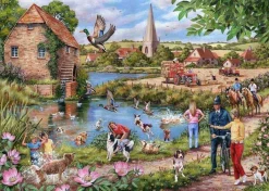 House of Puzzles 1000 Pieces* - Doggy Paddle - 1000 Piece Jigsaw Puzzle