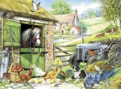 House of Puzzles Extra Large Pieces* - Down On The Farm - 250Xl Piece Jigsaw Puzzle