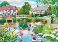 House of Puzzles Extra Large Pieces* - Duck Pond - 250Xl Piece Jigsaw Puzzle