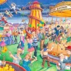 House of Puzzles Extra Large Pieces* - Fairground Rides - 250Xl Piece Jigsaw Puzzle