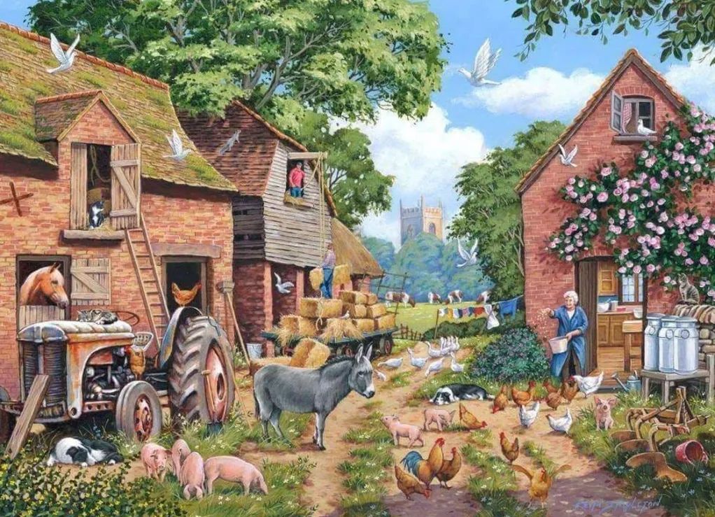 House of Puzzles 1000 Pieces* - Farm Focus No 24 - Find The Difference - 1000 Piece Jigsaw Puzzle