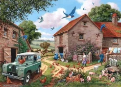 House of Puzzles Extra Large Pieces* - Farmer'S Wife - 500Xl Piece Jigsaw Puzzle