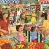 House of Puzzles 1000 Pieces* - Farmers Market - 1000 Piece Jigsaw Puzzle