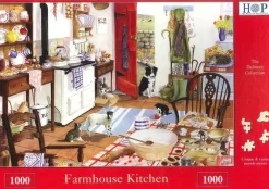 House of Puzzles 1000 Pieces* - Farmhouse Kitchen - 1000 Piece Jigsaw Puzzle