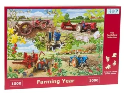 House of Puzzles 1000 Pieces* - Farming Year - 1000 Piece Jigsaw Puzzle