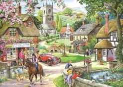 House of Puzzles 1000 Pieces* - Feeding The Ducks - 1000 Piece Jigsaw Puzzle