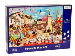 House of Puzzles 1000 Pieces* - French Market - 1000 Piece Jigsaw Puzzle
