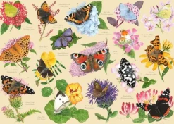 House of Puzzles 1000 Pieces* - Garden Butterflies - 1000 Piece Jigsaw Puzzle