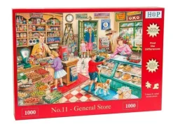 House of Puzzles 1000 Pieces* - General Store No 11 - Find The Difference - 1000 Piece Jigsaw Puzzle