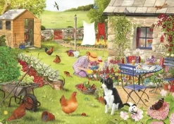 House of Puzzles Extra Large Pieces* - Grandma'S Garden - 500Xl Piece Jigsaw Puzzle