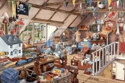 House of Puzzles 1000 Pieces* - Grandmas Attic - 1000 Piece Jigsaw Puzzle