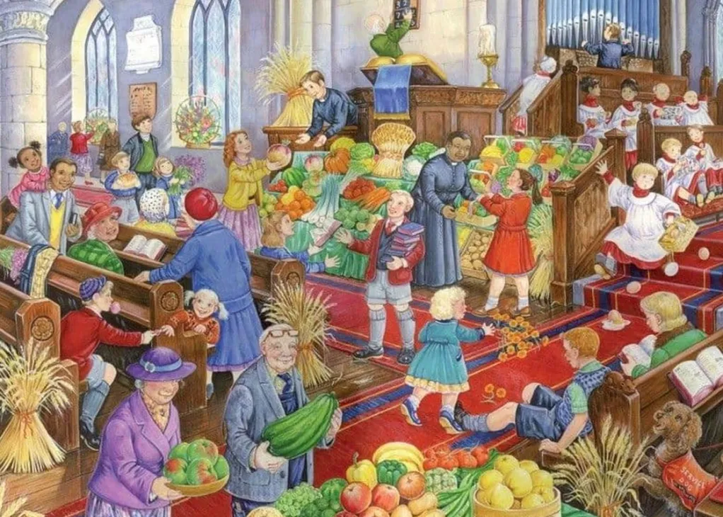 House of Puzzles 500 Pieces* - Harvest Festival - 500 Piece Jigsaw Puzzle