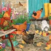 House of Puzzles 1000 Pieces* - Hen Pecked - 1000 Piece Jigsaw Puzzle