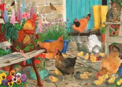 House of Puzzles 1000 Pieces* - Hen Pecked - 1000 Piece Jigsaw Puzzle
