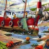 House of Puzzles Extra Large Pieces* - High & Dry - 250Xl Piece Jigsaw Puzzle