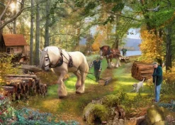 House of Puzzles 500 Pieces* - Horse Power - 500 Piece Jigsaw Puzzle