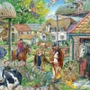 House of Puzzles Extra Large Pieces* - Horseshoe Farm - 250Xl Piece Jigsaw Puzzle