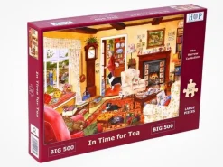 House of Puzzles Extra Large Pieces* - In Time For Tea - 500Xl Piece Jigsaw Puzzle