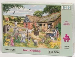 House of Puzzles Extra Large Pieces* - Just Kidding - 500Xl Piece Jigsaw Puzzle