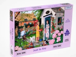 House of Puzzles Extra Large Pieces* - Just To Say - 500Xl Piece Jigsaw Puzzle