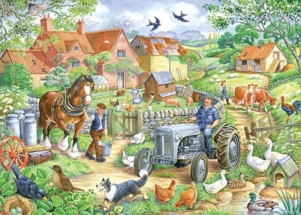 House of Puzzles Extra Large Pieces* - Keeping Busy - 250Xl Piece Jigsaw Puzzle