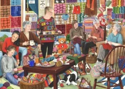 House of Puzzles 1000 Pieces* - Knit & Natter - 1000 Piece Jigsaw Puzzle