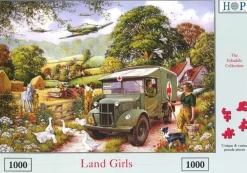 House of Puzzles 1000 Pieces* - Land Girls - 1000 Piece Jigsaw Puzzle