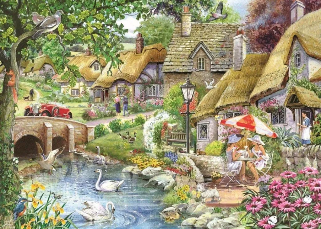 House of Puzzles 1000 Pieces* - Morning Coffee - 1000 Piece Jigsaw Puzzle