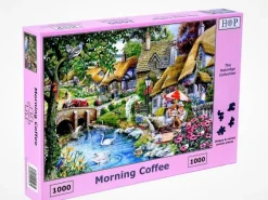 House of Puzzles 1000 Pieces* - Morning Coffee - 1000 Piece Jigsaw Puzzle