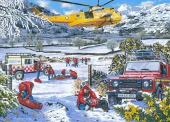 House of Puzzles 1000 Pieces* - Mountain Rescue - 1000 Piece Jigsaw Puzzle