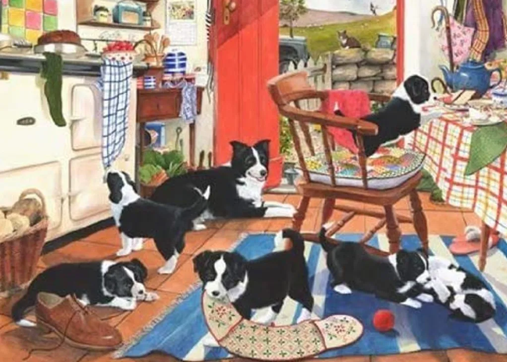 House of Puzzles Extra Large Pieces* - Mum'S Helpers - 500Xl Piece Jigsaw Puzzle